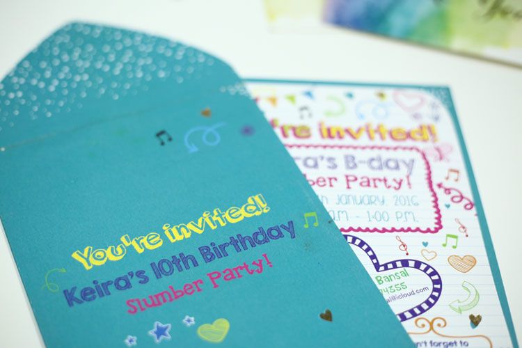 Customized invitation cards